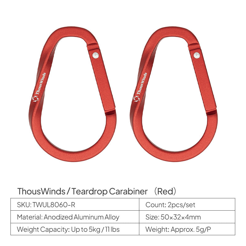 Teardrop Carabiner