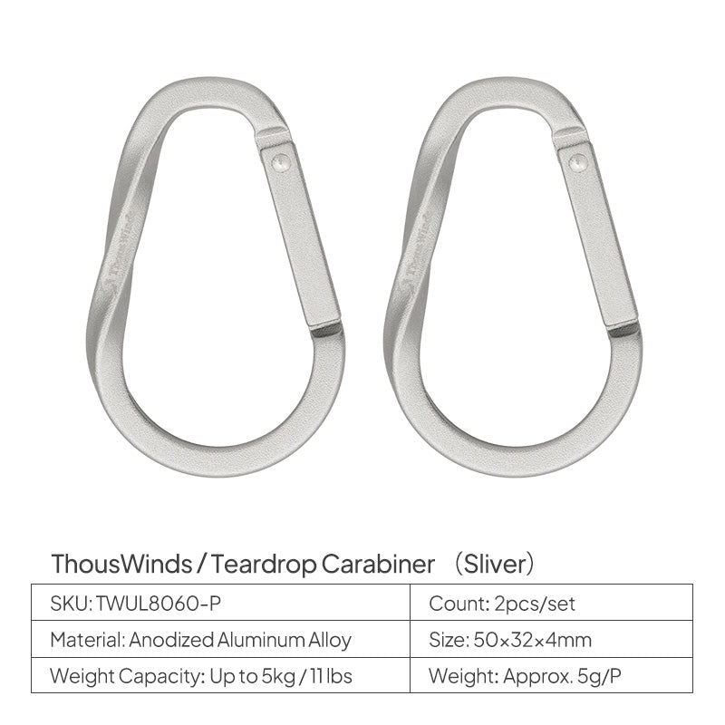 Teardrop Carabiner