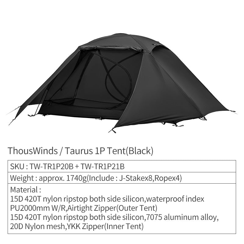 Taurus 1 Person Tent
