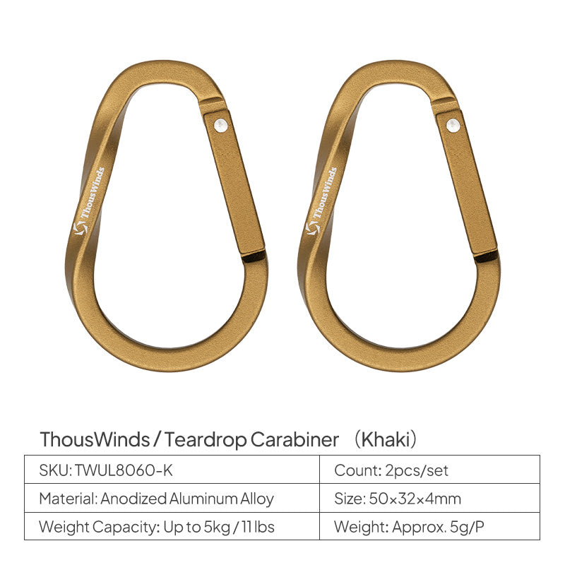 Teardrop Carabiner