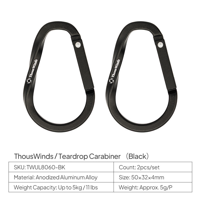 Teardrop Carabiner