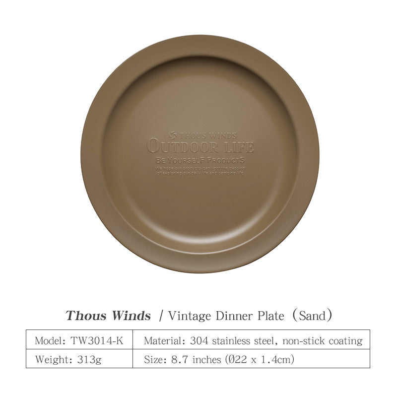 22cm Outdoor Camping Plate Dish