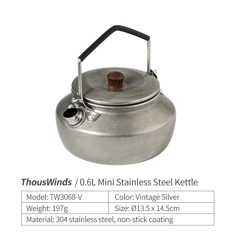 0.6L Mini Stainless Steel Kettle