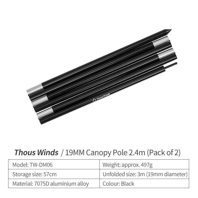 7075 Aluminum Alloy Tent Canopy Pole