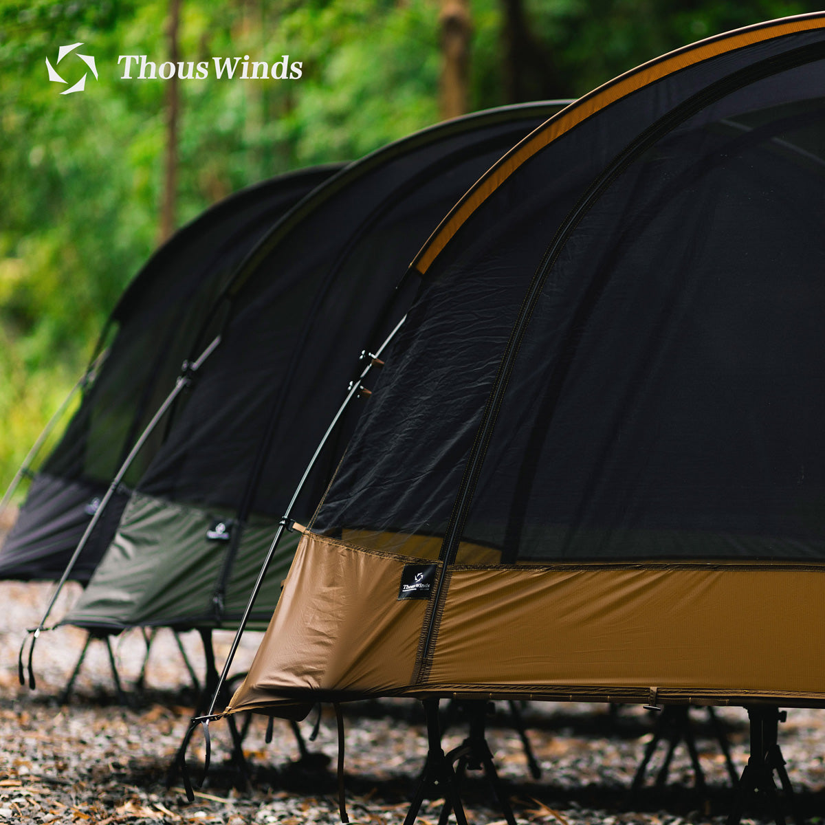 ThousWinds Aluminium Stand Tactical Camp Enlarged Bed + Scorpio Tent(Inner Tent + Rainfly)