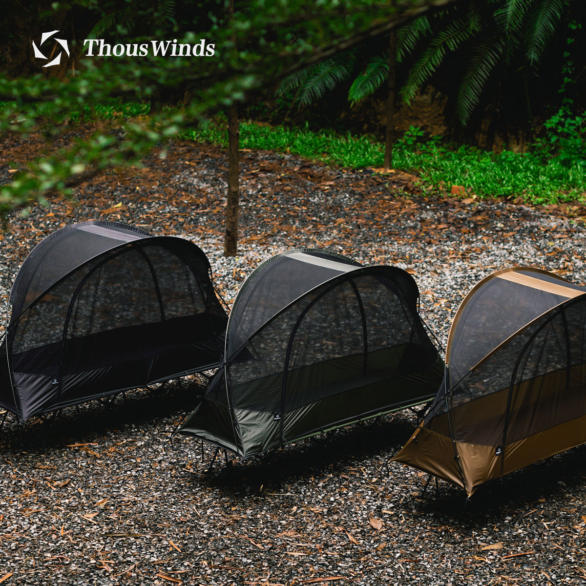 ThousWinds Aluminium Stand Tactical Camp Enlarged Bed + Scorpio Tent(Inner Tent + Rainfly)