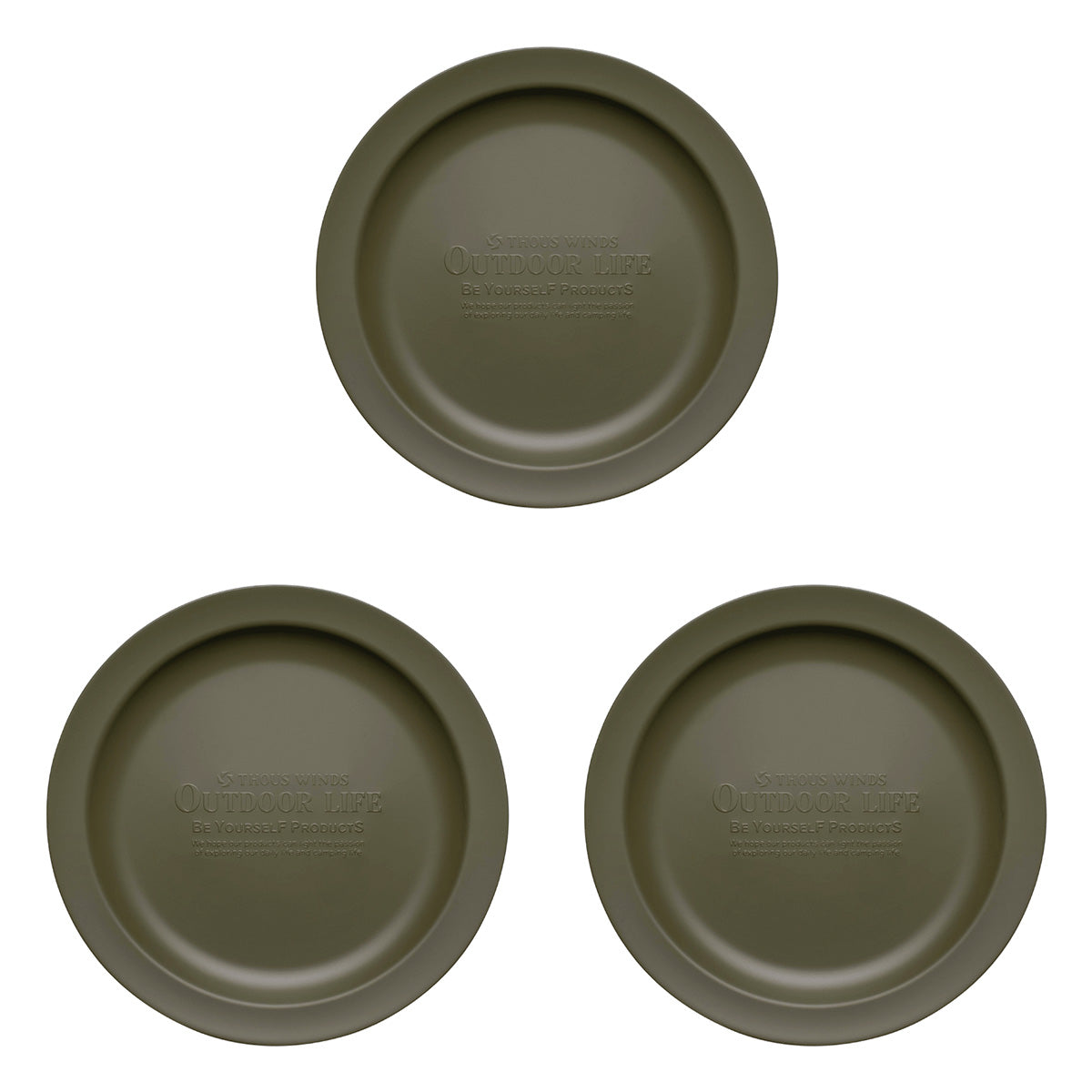 22cm Outdoor Camping Plate Dish
