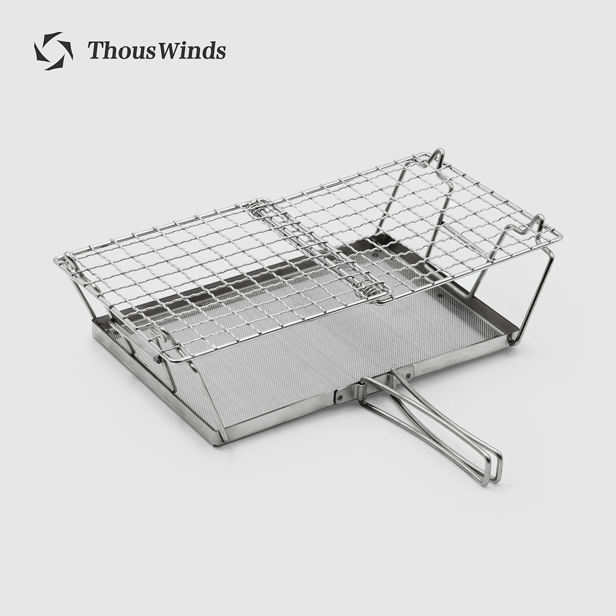 Thous Winds TW1003 Grilled Net Direct Fire Grilled Toast Bread Barbecue Net Rice Cake Grill Outdoor Camping Mini Grill