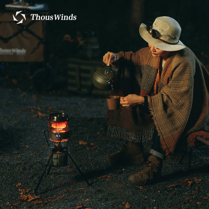 Thous Winds Firewheel Heater Outdoor Camping Ultralight Convenient Gas Stove Heating Heater Heating Equipment