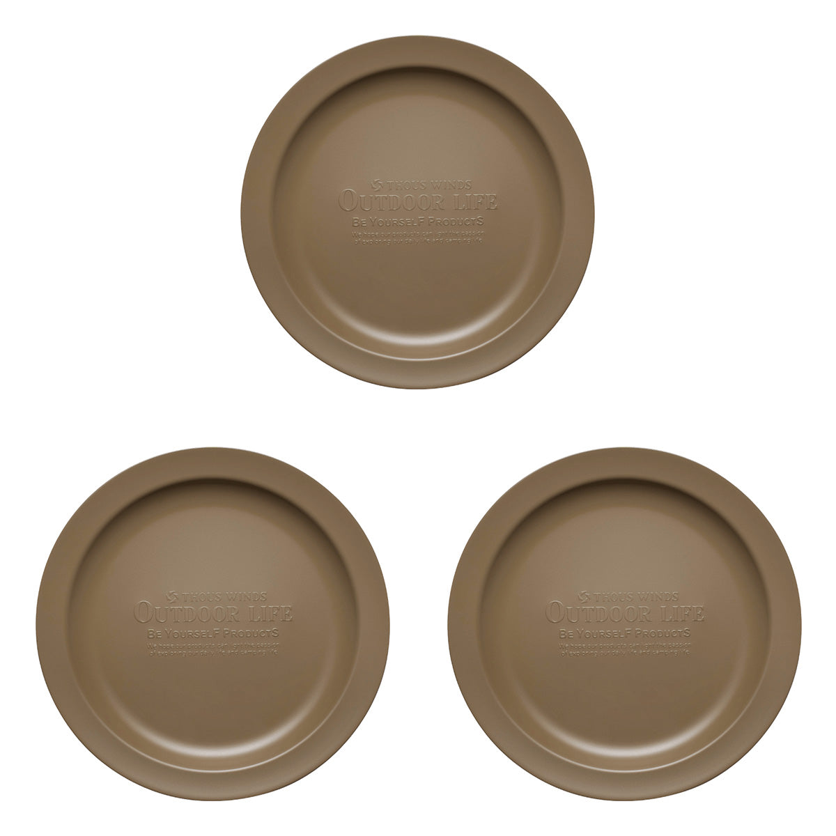 22cm Outdoor Camping Plate Dish