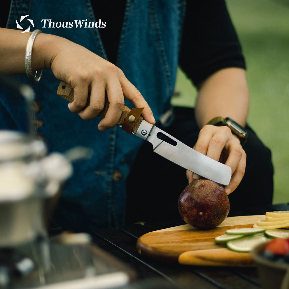 YAMA Wooden Kitchen Knife