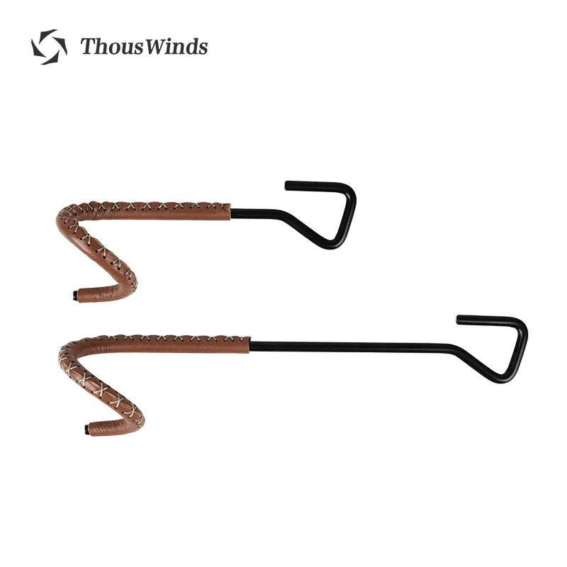 ThousWinds Brass Cowhide Lantern Hook Stand