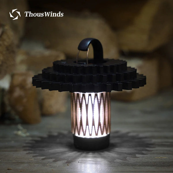 Thous Winds Ledlenser ML4 Wood Art Lantern Outdoor Camping LED Lamp Lampshade Adapter Lamp Holder