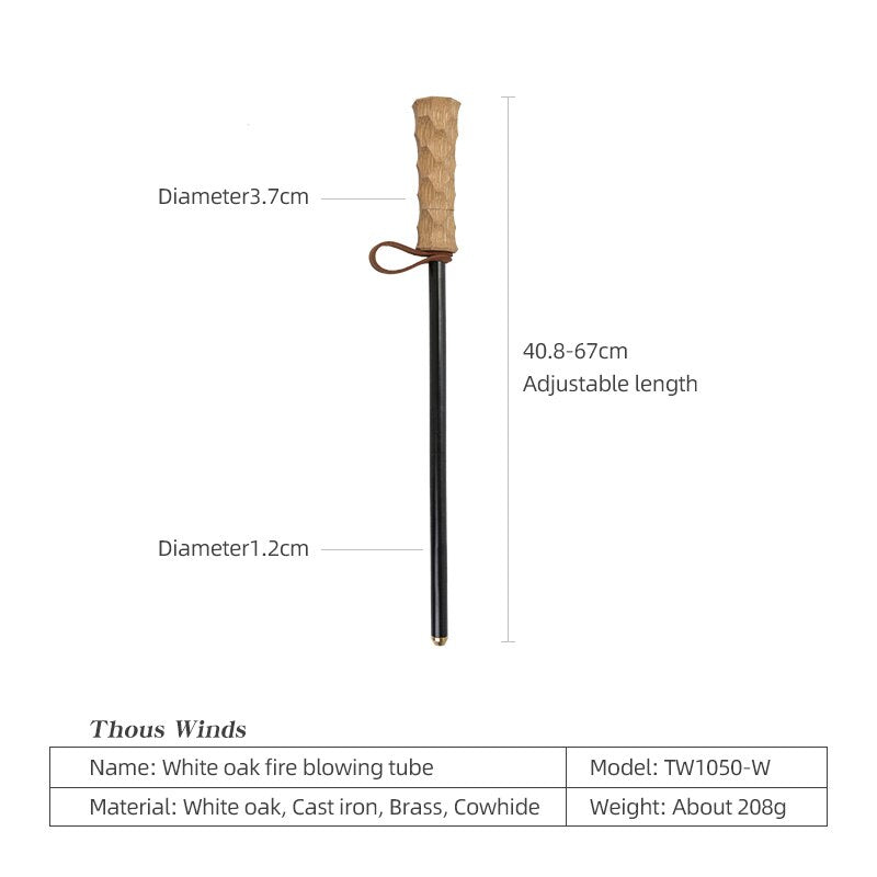 YAMA Wooden Fire Blowing Tube