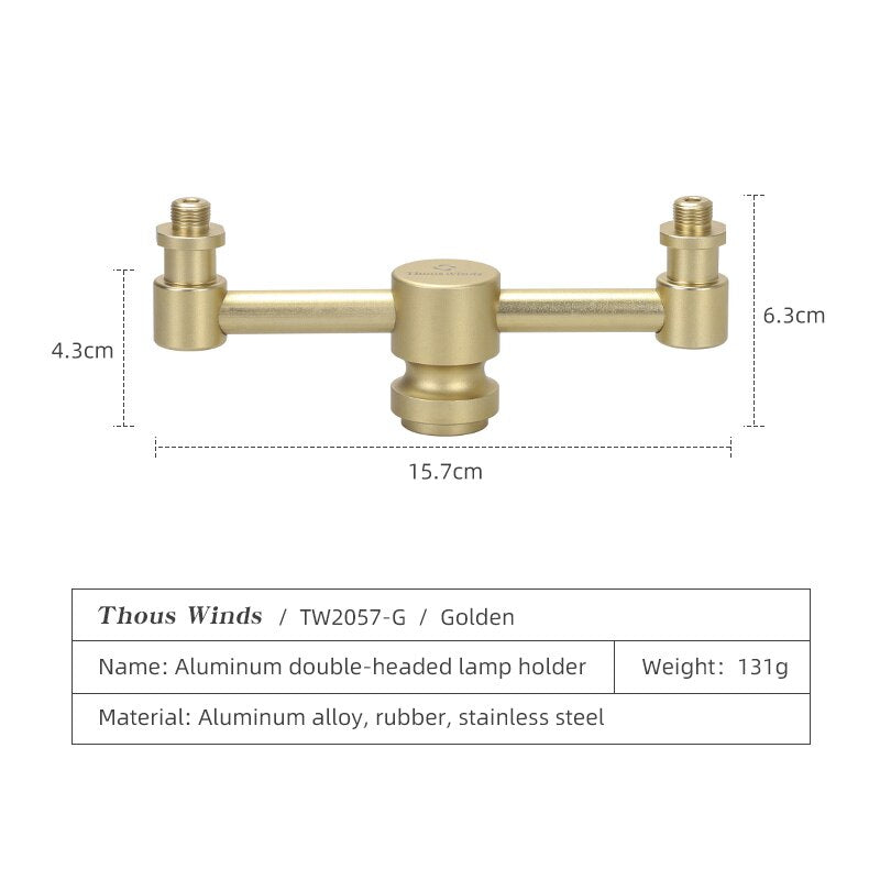 Aluminum Alloy Lamp Gas Adapter