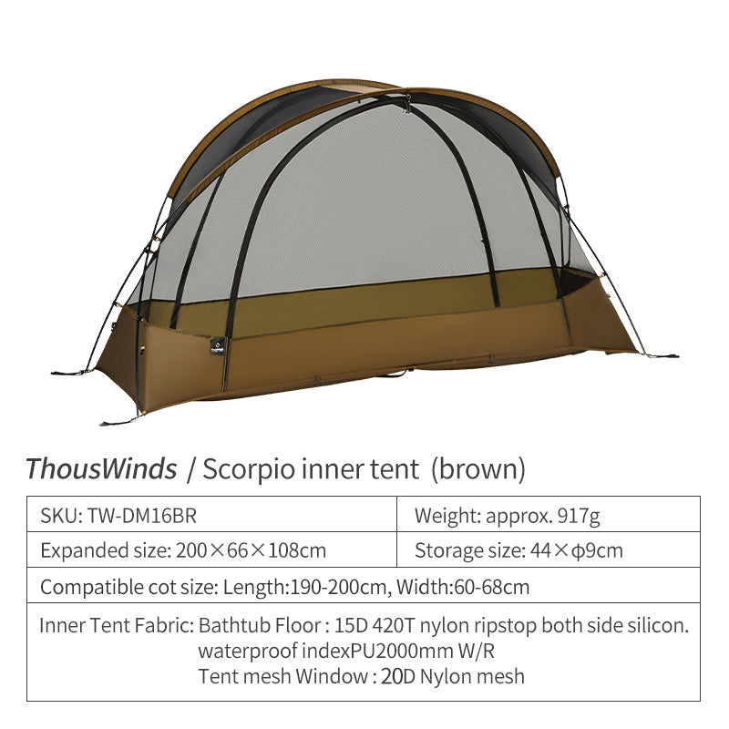 Scorpio 1 Person Cot Tent