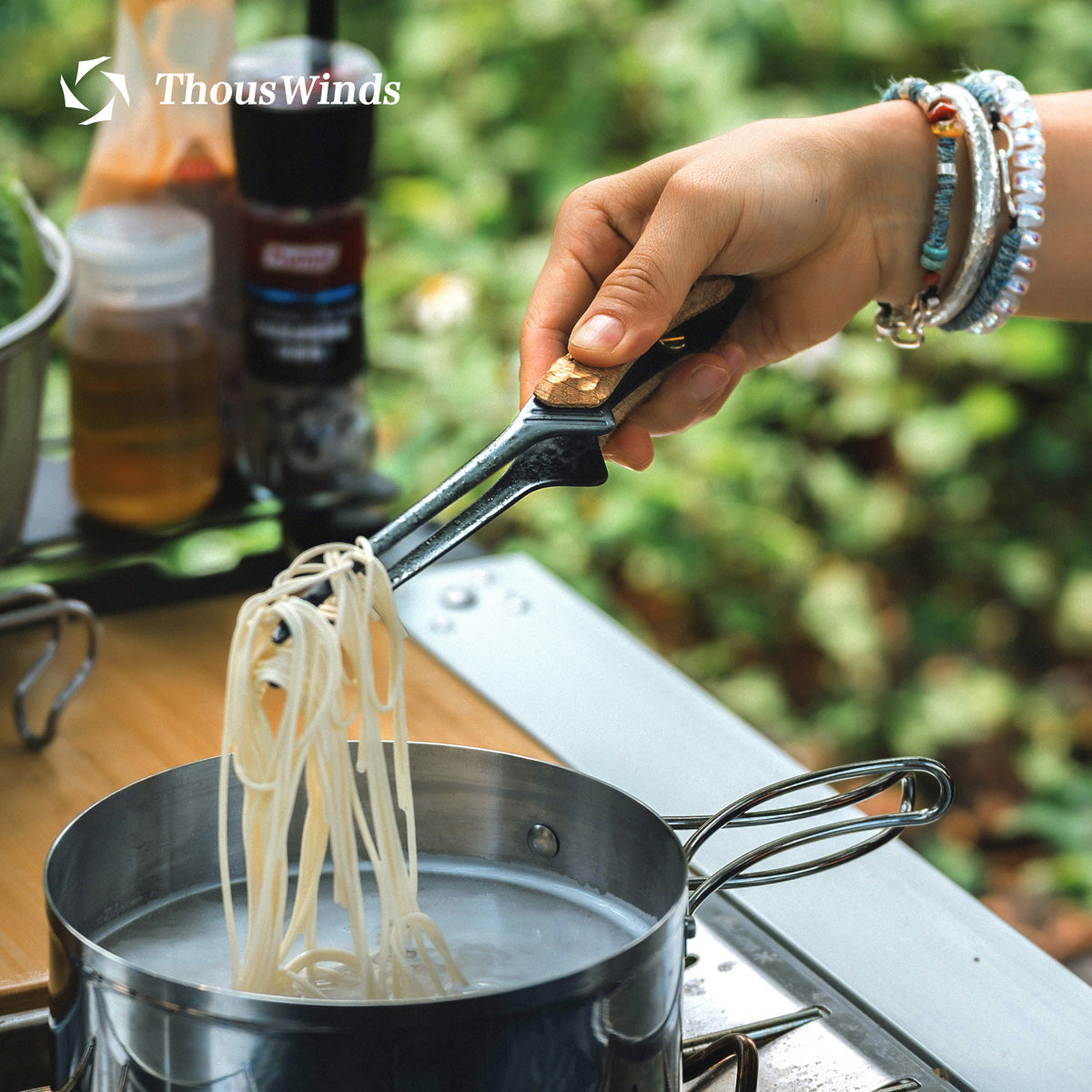 YAMA Wooden Food Tongs