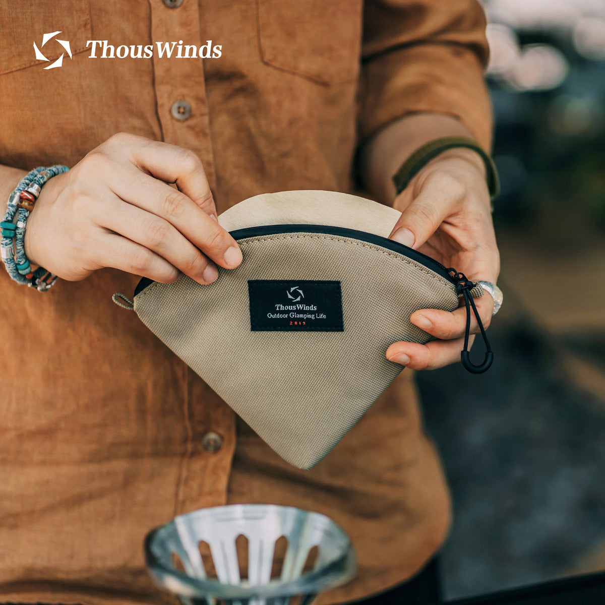Portable Coffee Filter Storage Bag