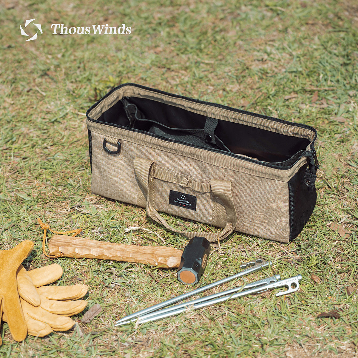 Tent Stakes Camping Tools Organiser Storage Bag