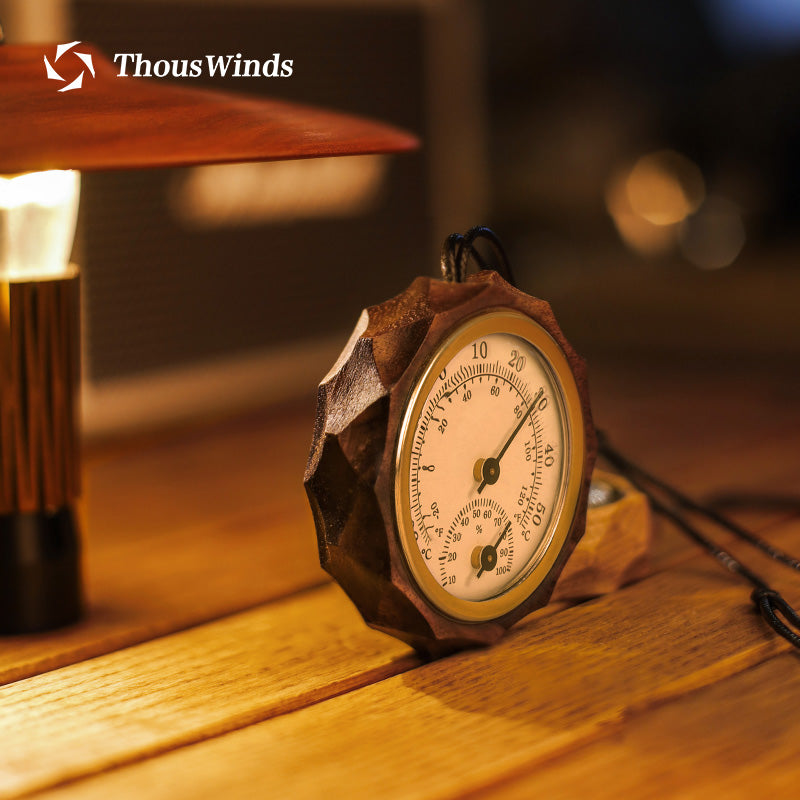 YAMA Wooden Thermometer Hygrometer
