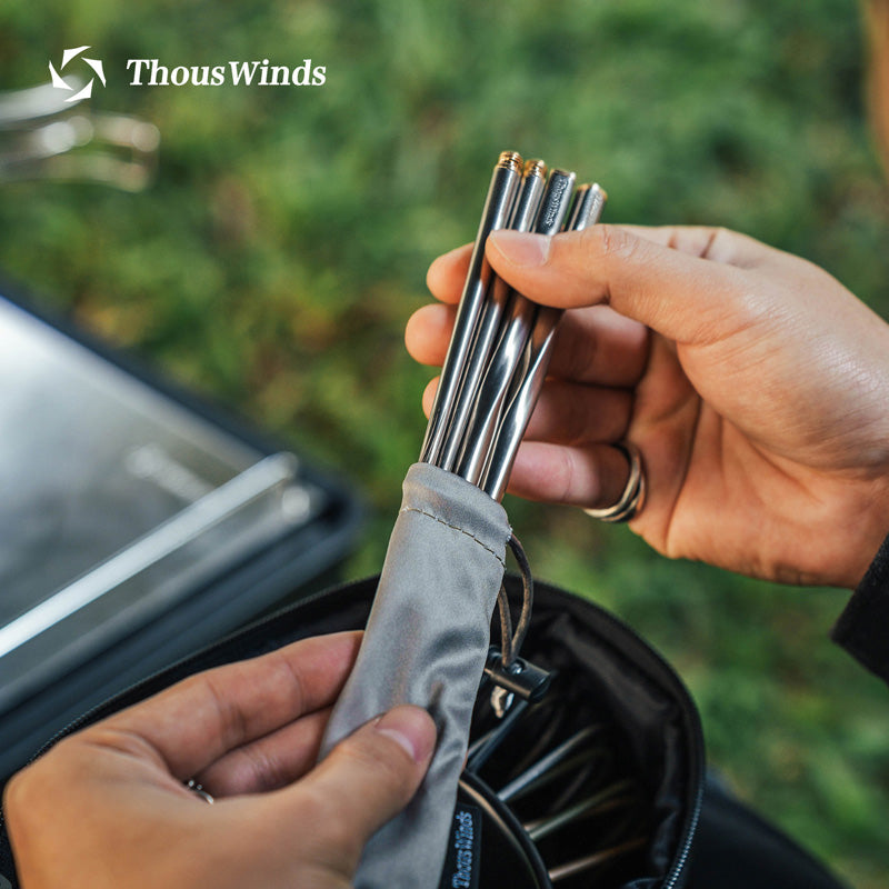 Foldable Titanium Chopsticks