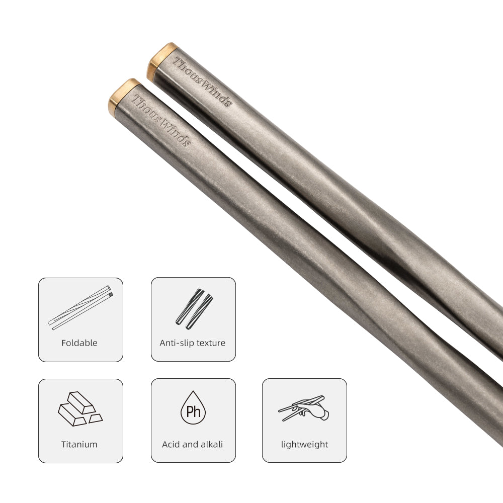 Foldable Titanium Chopsticks