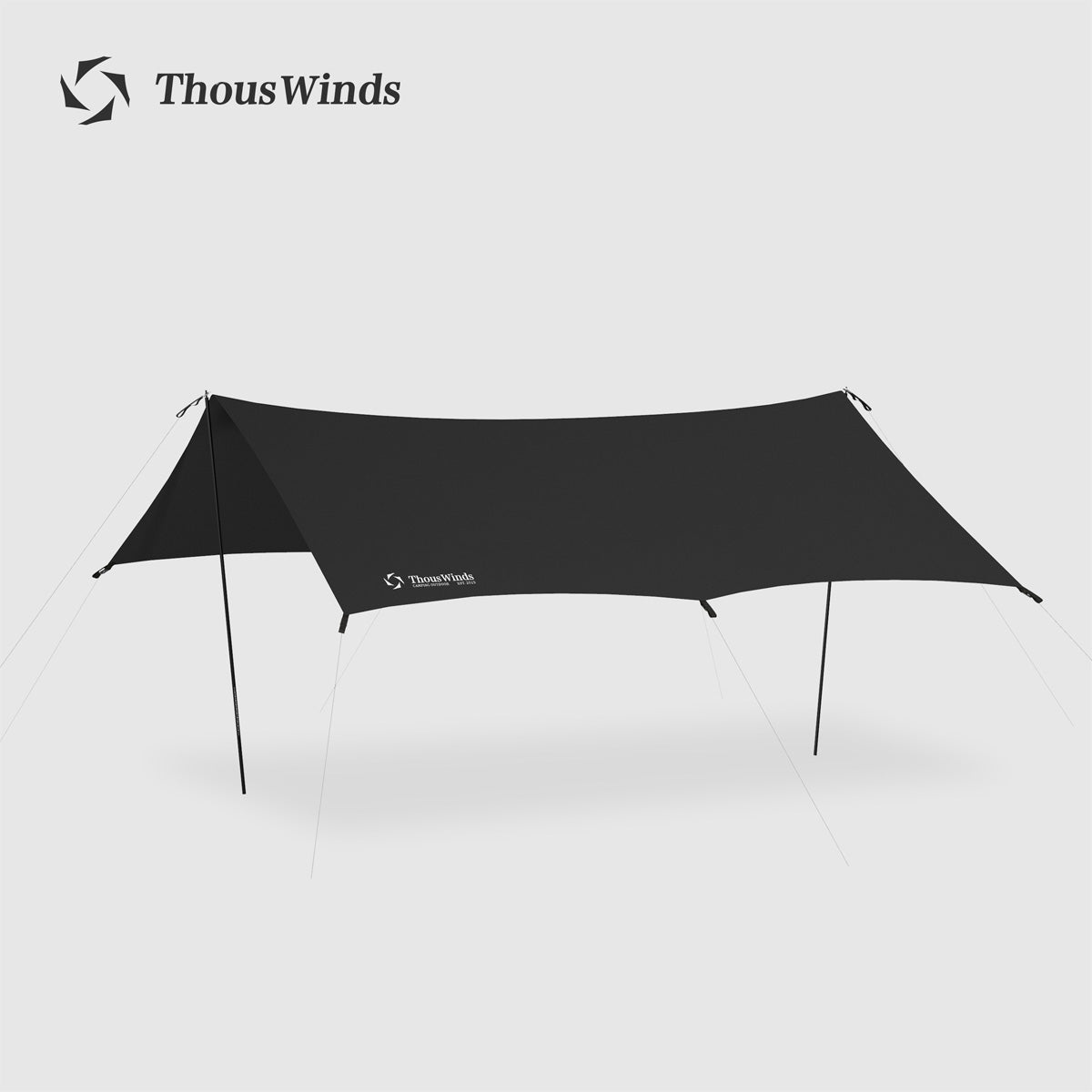 ThousWinds Black Glue Coating Canopy