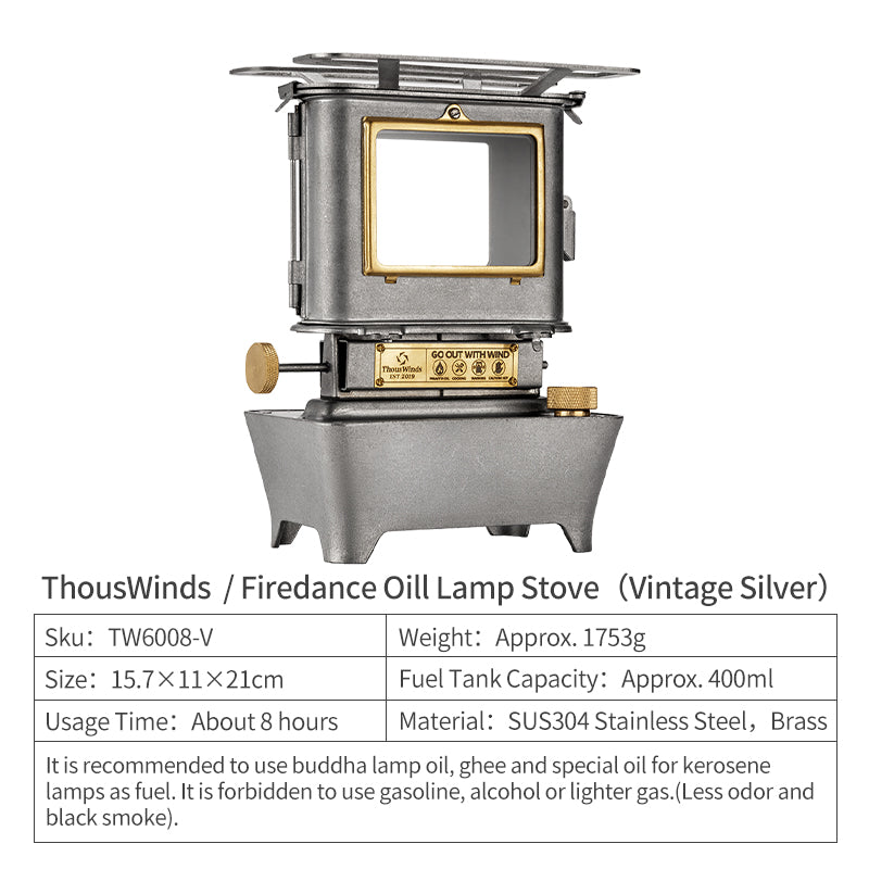 ThousWind Firedance Oil Lamp Stove