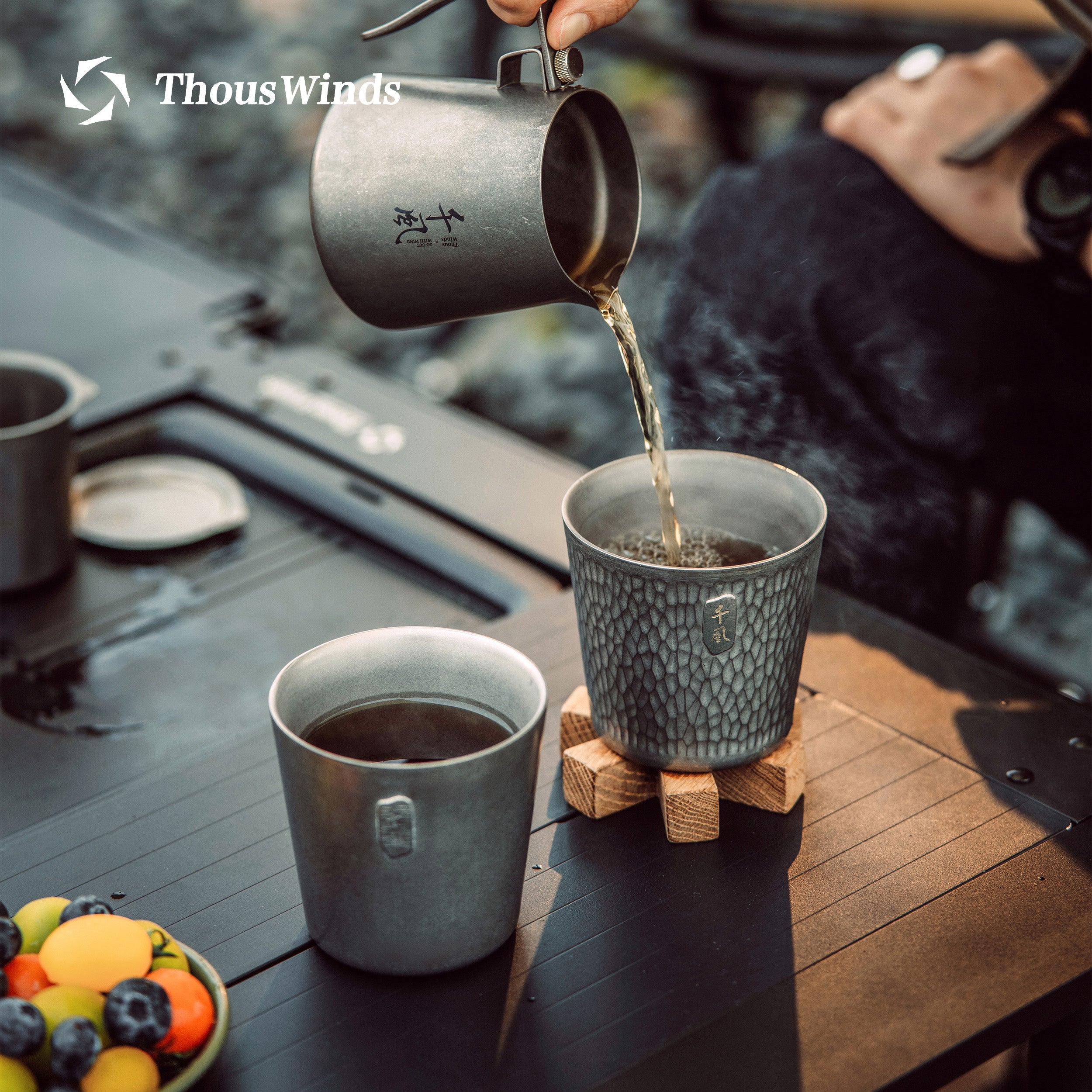 Thous Winds 300ML Ti-Double Camping Mug