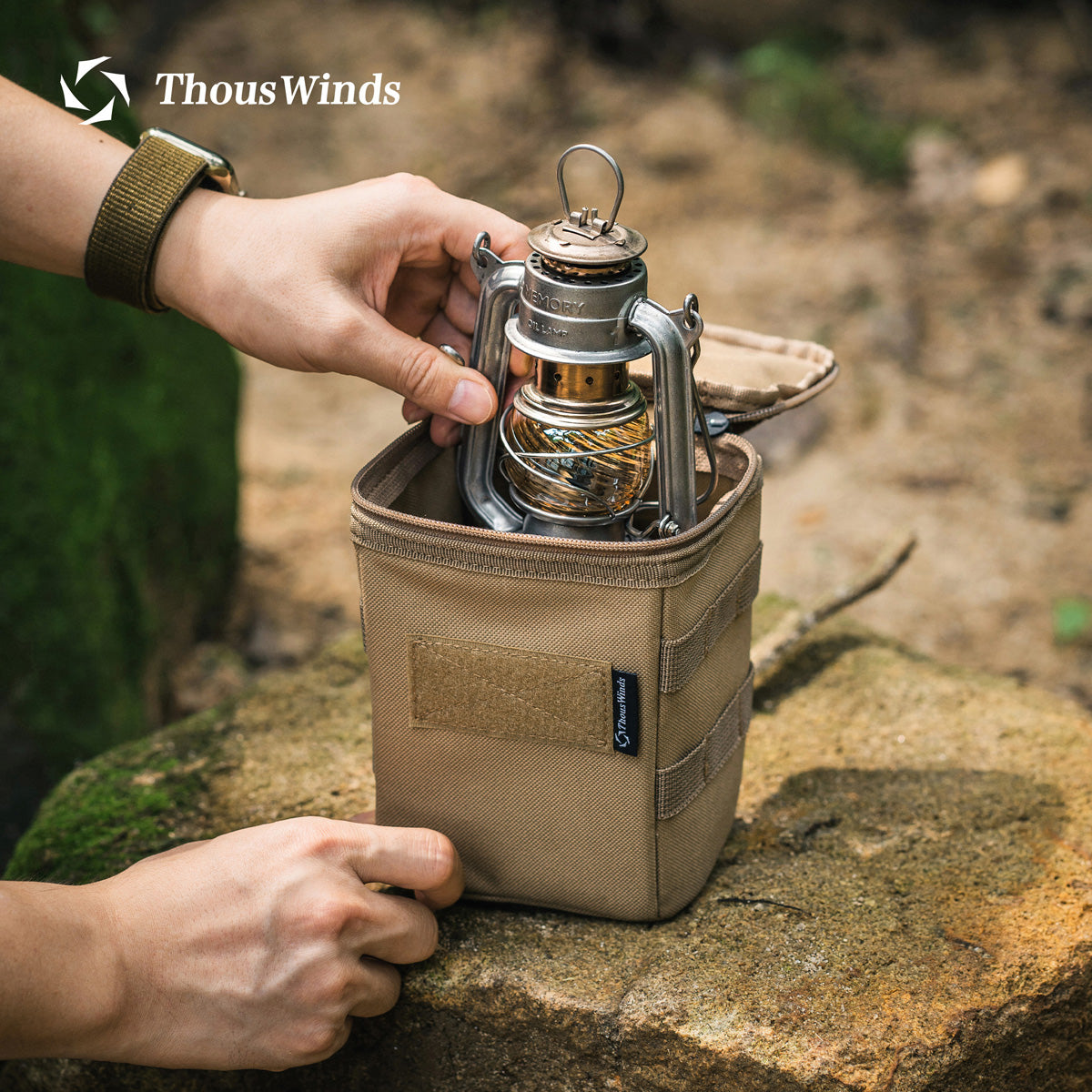 Tactical Camping Lantern Storage Bag