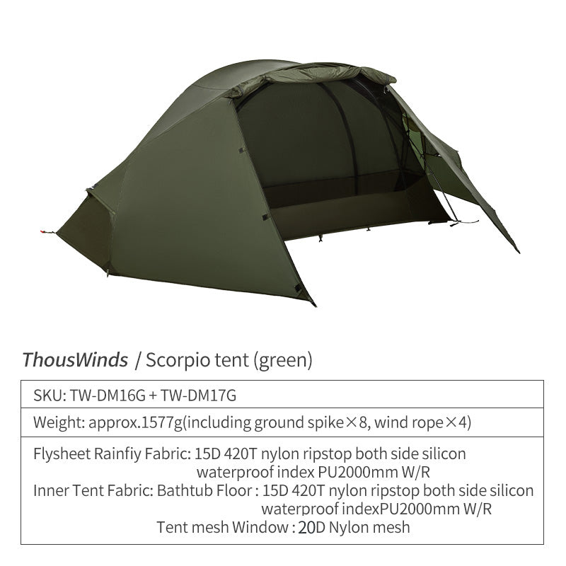 Scorpio 1 Person Cot Tent