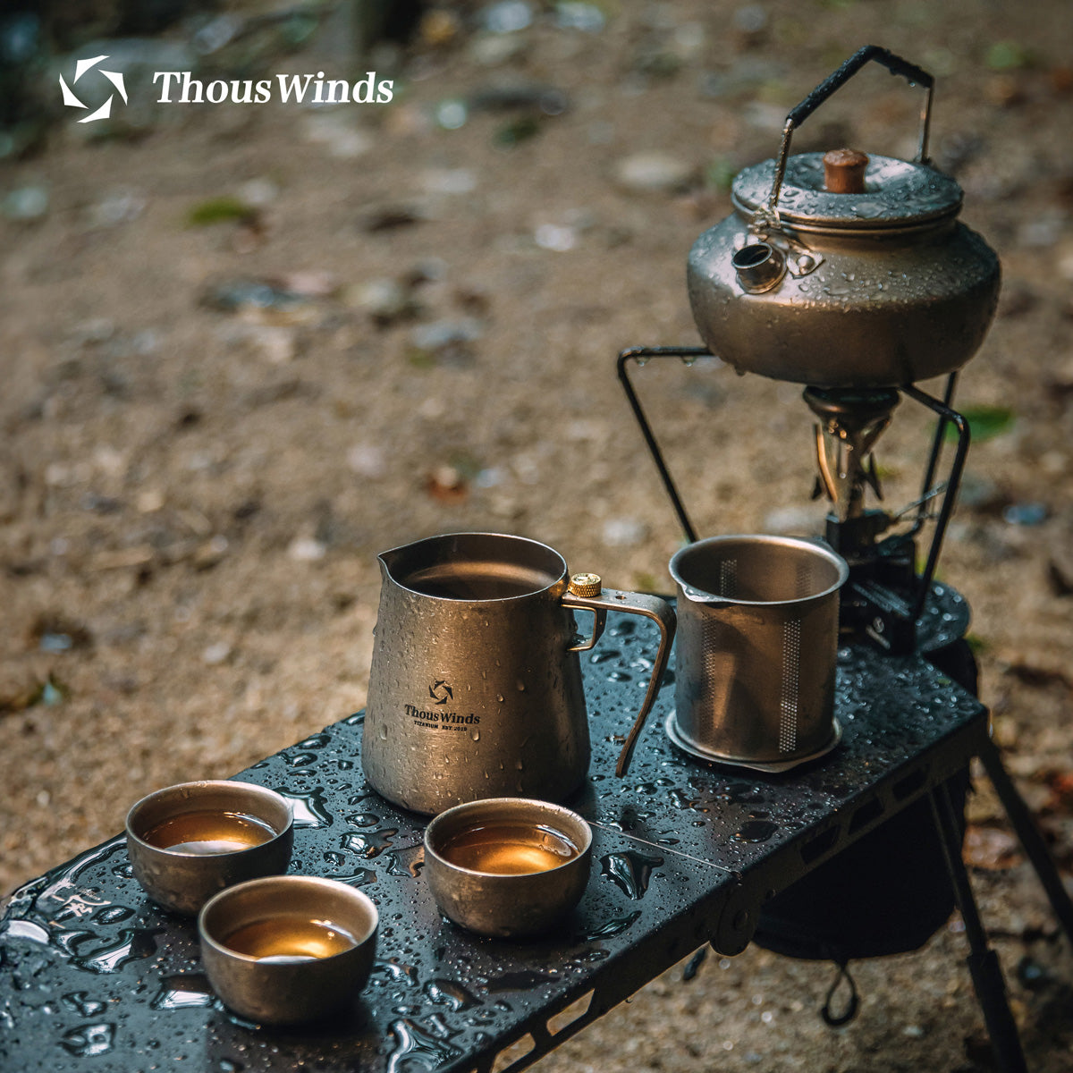 Tea Ceremony Titanium Tea Set