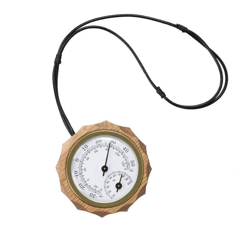 YAMA Wooden Thermometer Hygrometer