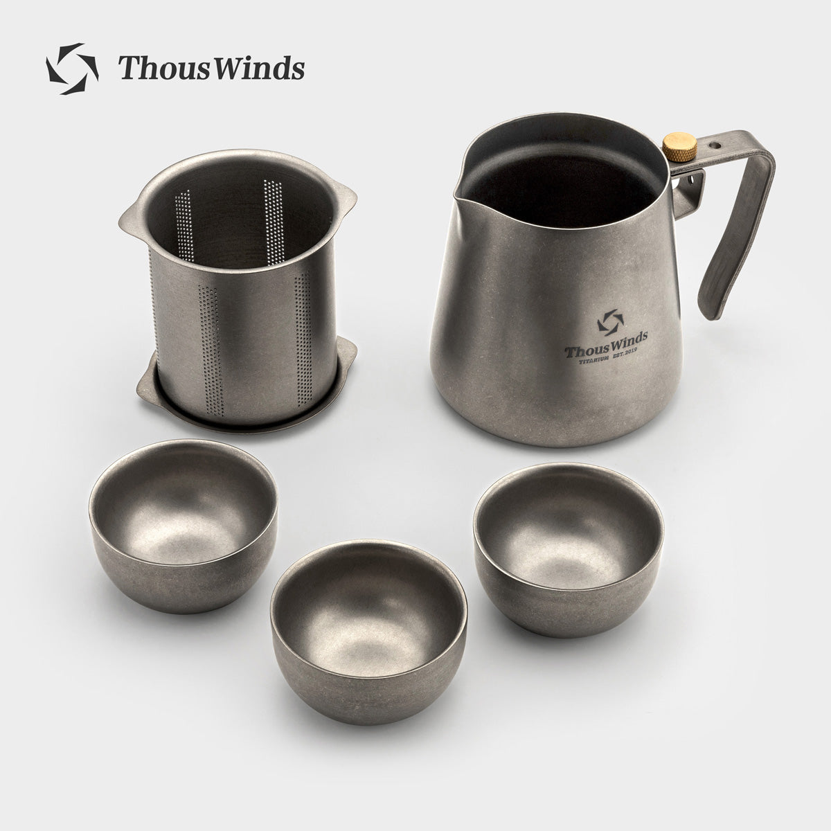 Tea Ceremony Titanium Tea Set