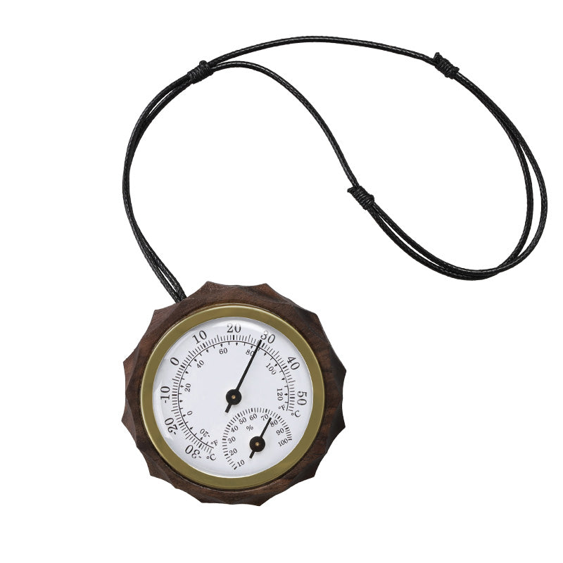 YAMA Wooden Thermometer Hygrometer
