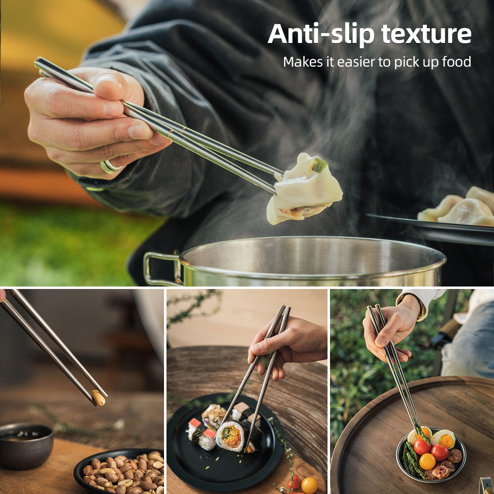 Foldable Titanium Chopsticks