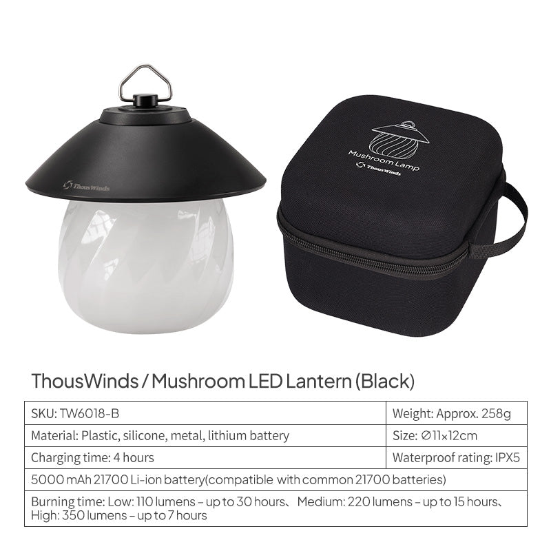 ThousWinds Mushroom LED Lantern (TW6018)
