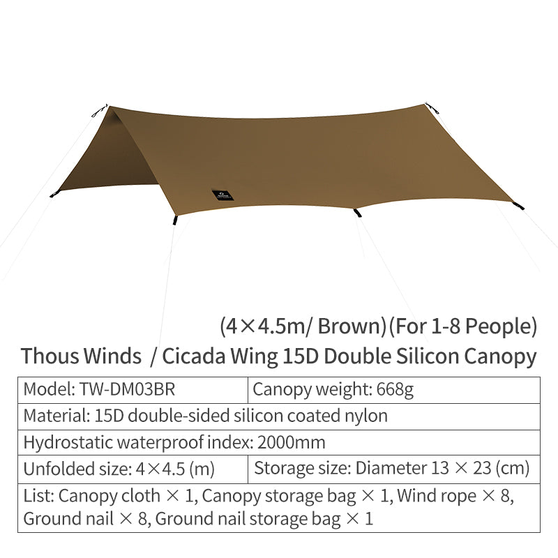 ThousWinds CICADA Wings Canopy