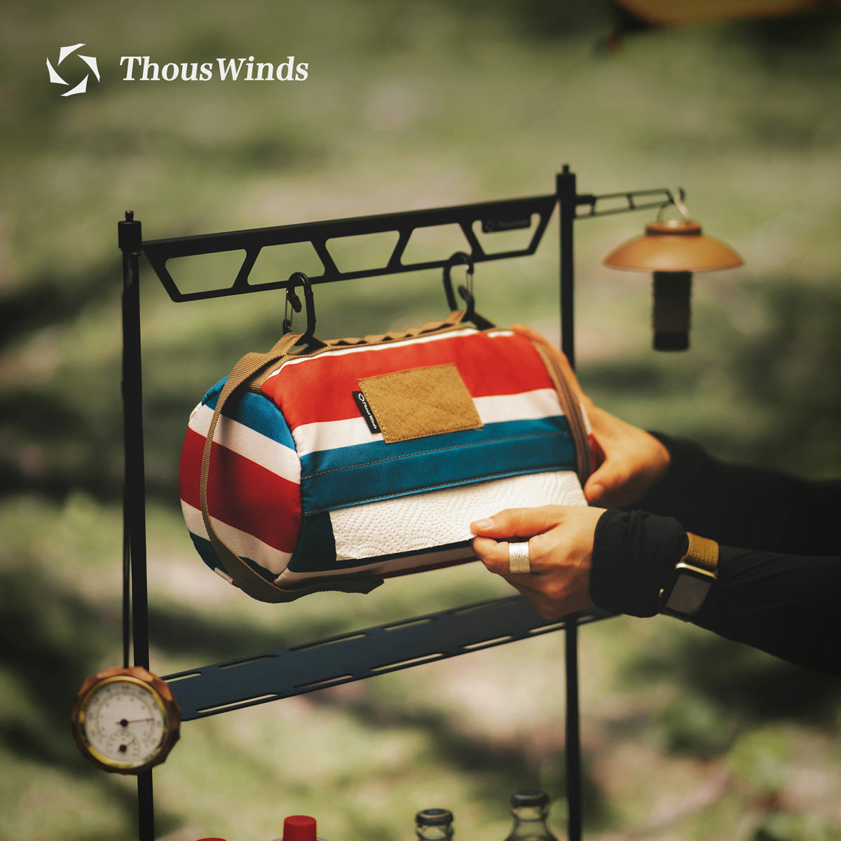 Camping Kitchen Paper Towel Holder Storage Bag