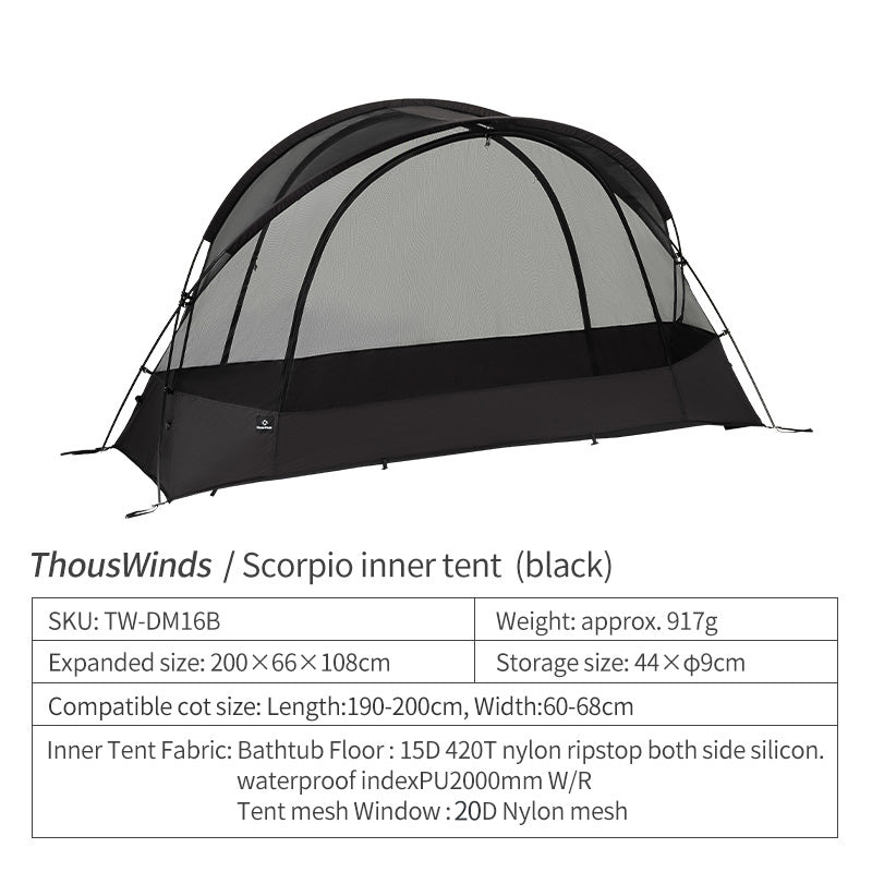 Scorpio 1 Person Cot Tent
