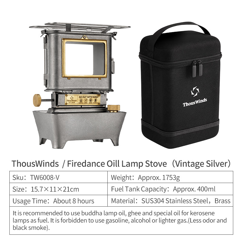 Firedance Oil Lamp Stove