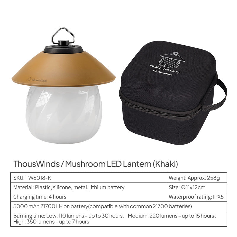 Mushroom LED Lantern