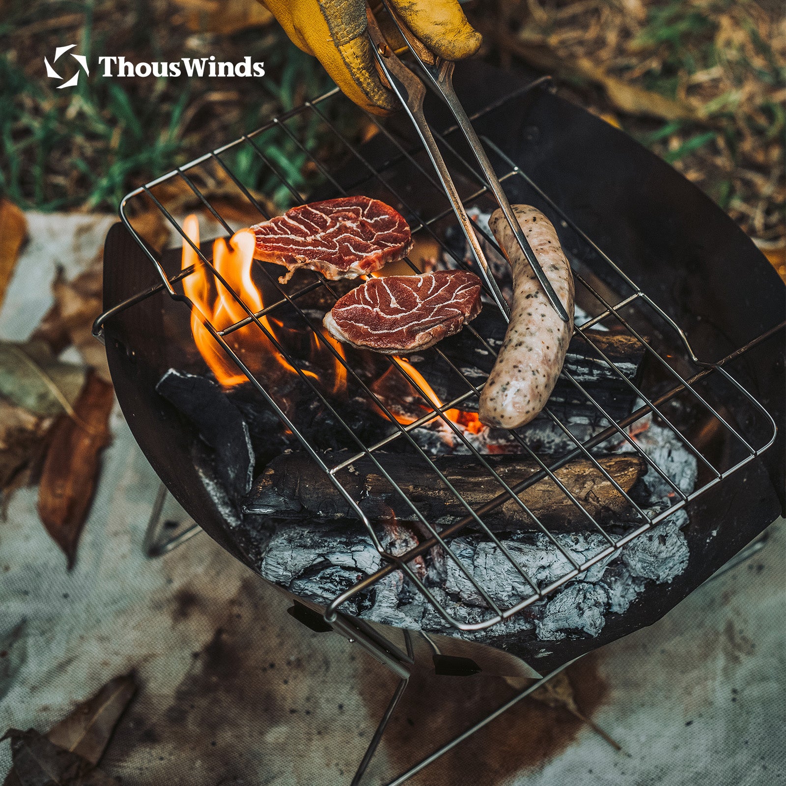 Thous Winds Stainless Steel Hanablaze UL Foldable Fire Pit