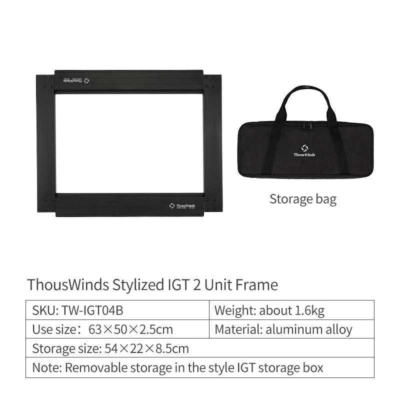 IGT Storage Container 50L Extension Frame