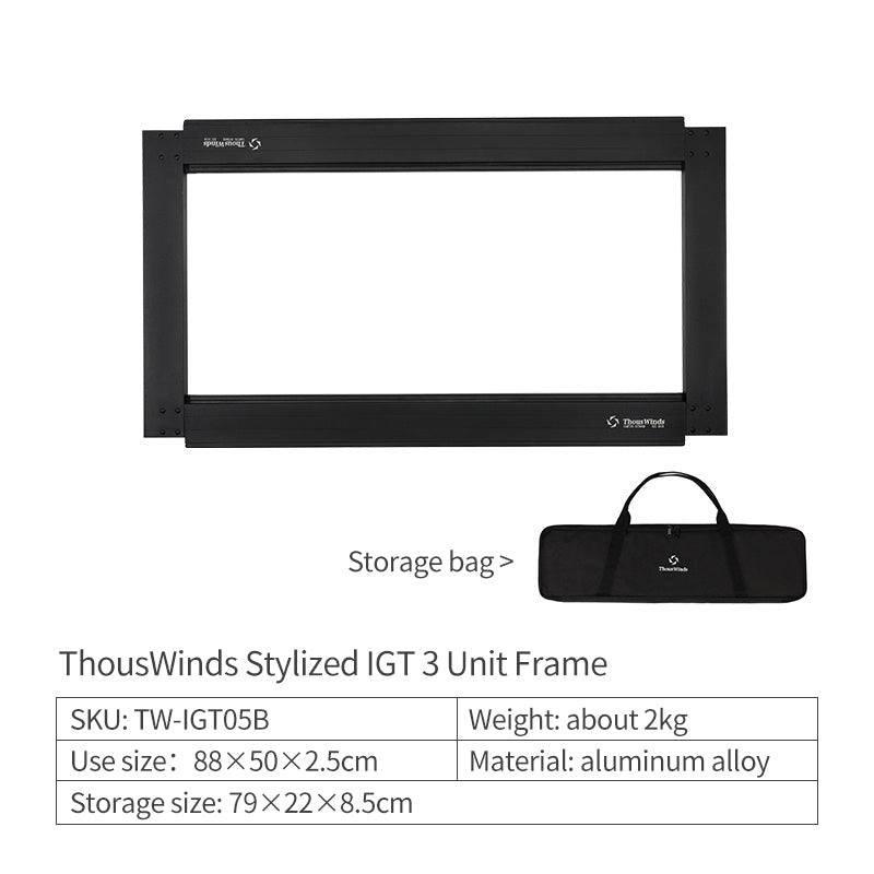 ThousWinds IGT Storage Container 50L Extension Frame