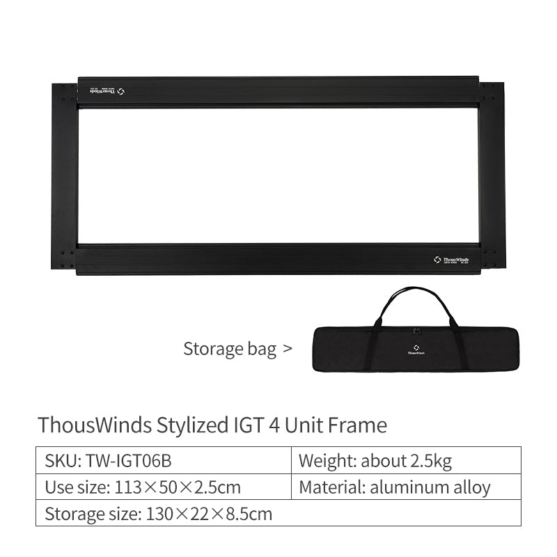 ThousWinds IGT Storage Container 50L Extension Frame