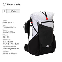 ThousWinds GaleCore 40L
