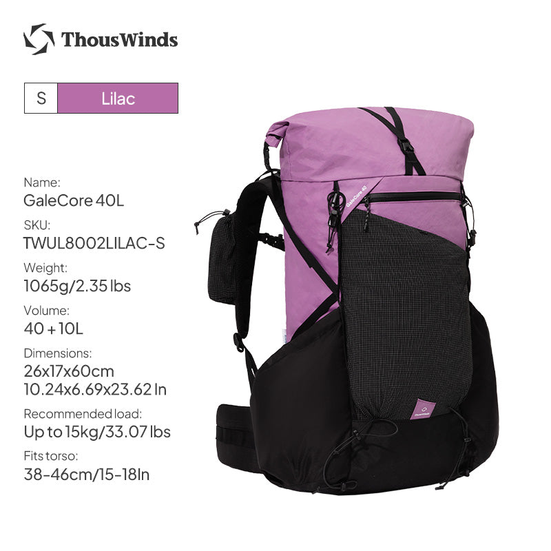 ThousWinds GaleCore 40L