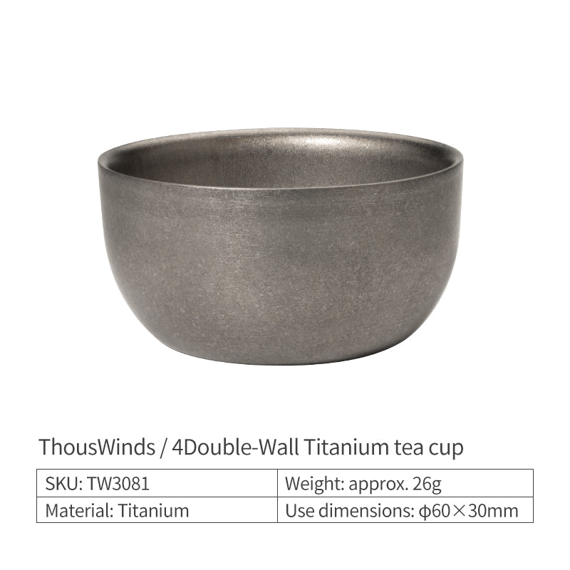 ThousWinds Tea Ceremony Titanium Tea Set