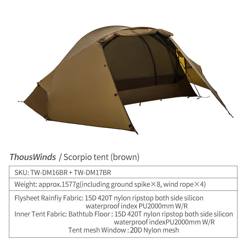 Scorpio 1 Person Cot Tent